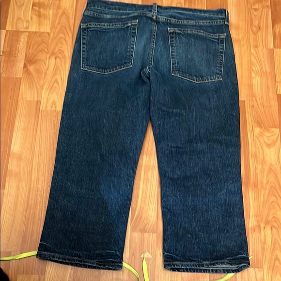 J Crew Hipslung Crop Blue Denim Jeans Size 31 R - Picture 5 of 5